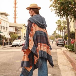 Knit Hooded Kimono